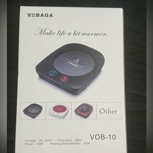 Vobaga Coffee and Mug warmer- Auto shut off after 4 hours.